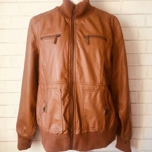 Paris and Blues Unique Faux Leather Jacket